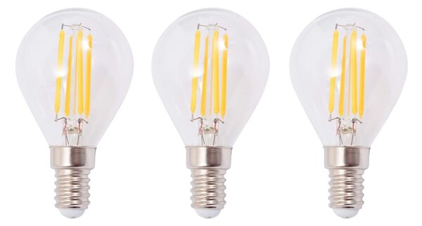 VidaXL Φωτιστικό Σποτ Ράγα με 3 Λαμπτήρες LED Filament 12 W