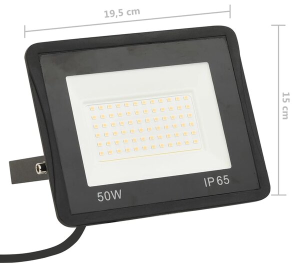 VidaXL Προβολέας LED Ψυχρό Λευκό 50 W