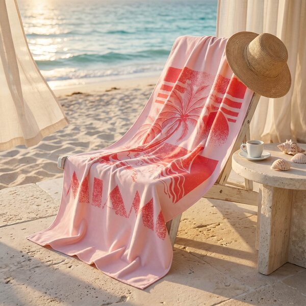 Πετσέτα Θαλάσσης Microfiber (70x150) Easy Home Miami 200gsm