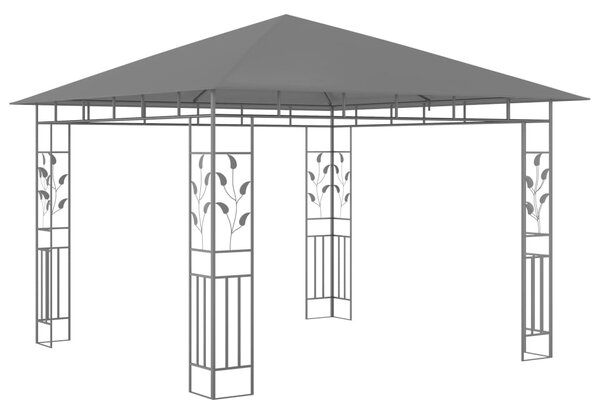 VidaXL Κιόσκι με Αντικουνουπικό Δίχτυ Ανθρακί 3x3x2,73 μ. 180 γρ./μ²