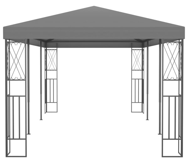 VidaXL Κιόσκι Ανθρακί 3 x 6 μ. Υφασμάτινο