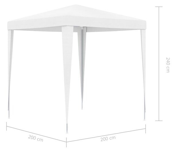 VidaXL Τέντα Εκδηλώσεων Λευκή 2 x 2 μ