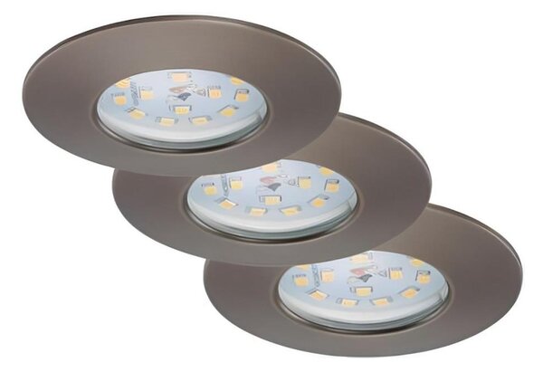 Briloner 7231-031-ΣΕΤ 3x Φωτιστικό μπάνιου dimming LED LED/5,5W/230V IP44