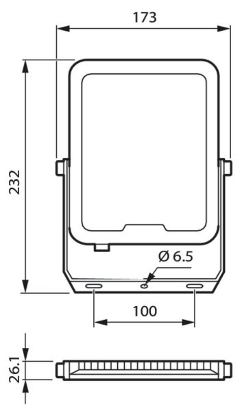 Philips - LED Προβολέας LED/50W/230V 4000K IP65