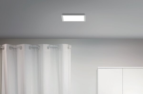 WiZ - LED Dimmable φωτιστικό οροφής SUPERSLIM LED/12W/230V λευκό Wi-Fi