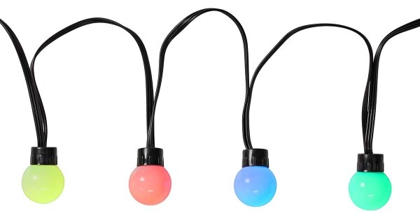 Nedis WIFILP02C48 - Διακοσμητικά λαμπάκια LED RGB 48xLED 13,8m IP65 Wi-Fi Tuya