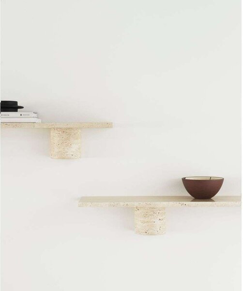 Normann Copenhagen - Sten Shelf L80 Travertine Normann Copenhagen