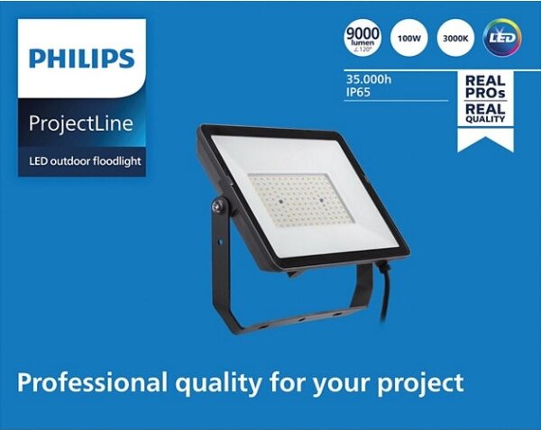 Philips - Προβολέας LED εξωτερικού χώρου PROJECTLINE LED/100W/230V IP65 3000K