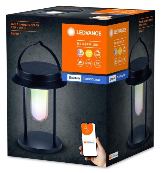 Ledvance - LED RGBW Dimmable ηλιακό φωτιστικό φανάρι TABLE LED/3W/3,7V IP44