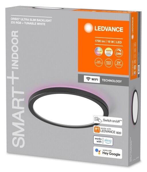 Ledvance - LED RGBW Dimmable φωτιστικό οροφής SMART+ ORBIS LED/19W/230V Wi-Fi