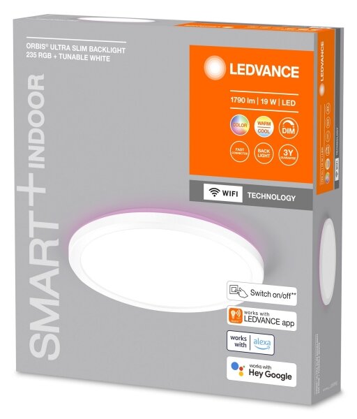 Ledvance - LED RGBW Dimmable φωτιστικό οροφής SMART+ ORBIS LED/19W/230V Wi-Fi