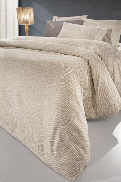 ΣΕΝΤΟΝΙ BRENTA CAMEL FLANNEL 165X200+35 ΛΑΣΤΙΧΟ ΣΕΤ 4ΤΜΧ - Guy Laroche