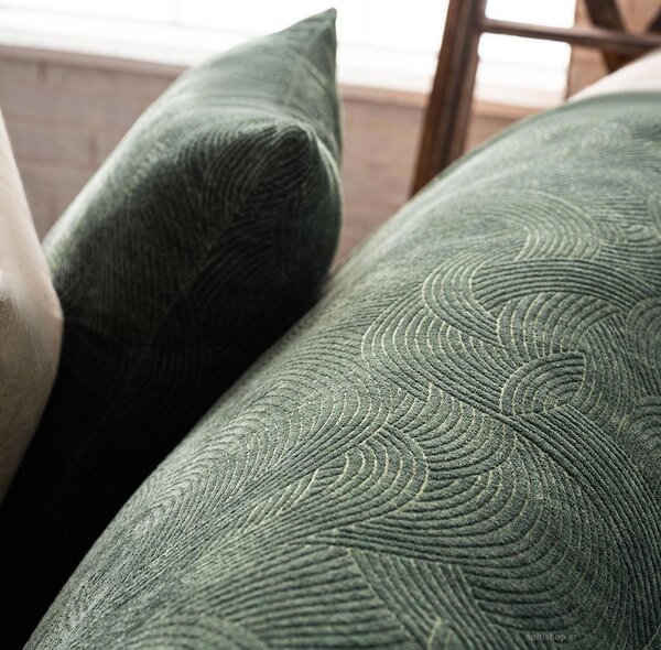 Διακοσμητική Μαξιλαροθήκη (50x50) Gofis Home Nimbus Pine Green 447/18