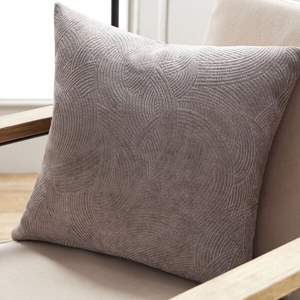 Διακοσμητική Μαξιλαροθήκη Βελουτέ (46x46) Gofis Home Nimbus Soft Grey 447/15