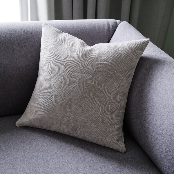 Διακοσμητική Μαξιλαροθήκη Βελουτέ (46x46) Gofis Home Nimbus Soft Grey 447/15