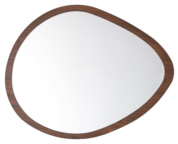 Διακοσμητικός Καθρέφτης Τοίχου (78x60) Spitishop Matera Walnut