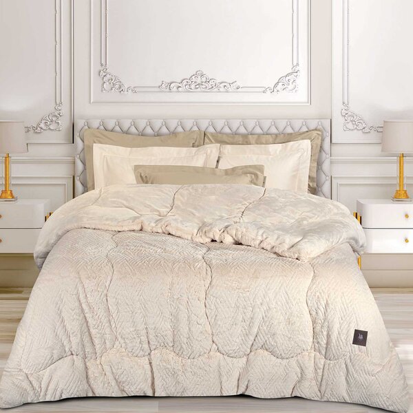 Κουβερτοπάπλωμα King Size (240x250) Greenwich Polo Club Essential 3952 Ivory