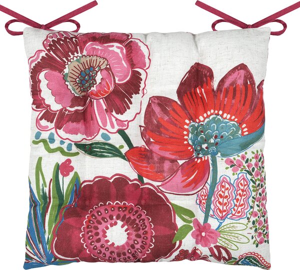 Μαξιλάρι Καρέκλας 2 Όψεων (38x38) S-F Bellissima Multicolore CE450008