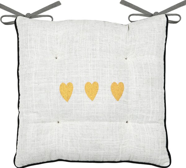Μαξιλάρι Καρέκλας 2 Όψεων (38x38) S-F Teenlove Gris CE447011
