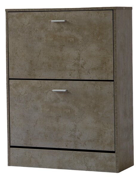 Παπουτσοθήκη Με 2 Ράφια/12 Θέσεων (63x24x80) Spitishop Slimline Cement
