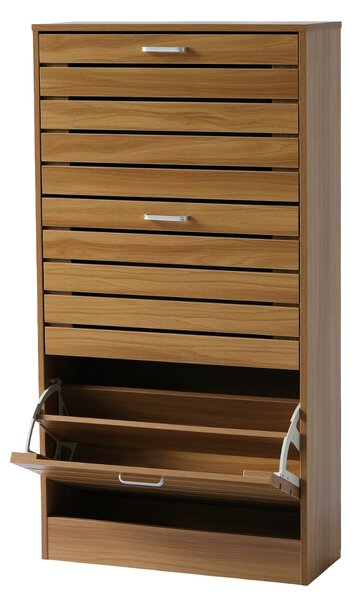 Παπουτσοθήκη Με 3 Ράφια/18 Θέσεων (63x24x120) Spitishop Butler Walnut