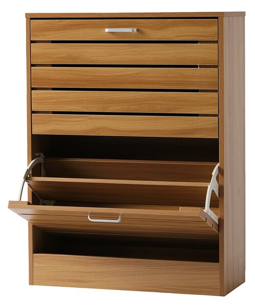Παπουτσοθήκη Με 2 Ράφια/12 Θέσεων (63x24x80) Spitishop Butler Walnut