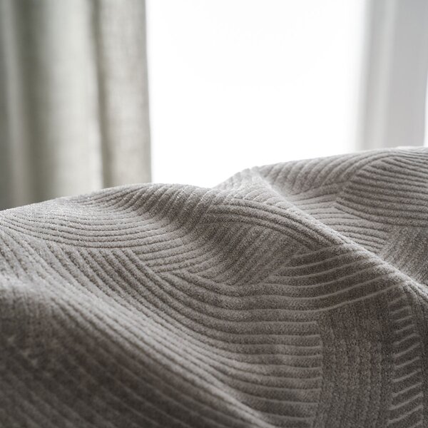 Ριχτάρι Πολυθρόνας Βελουτέ (180x180) Gofis Home Nimbus Soft Grey 447/15