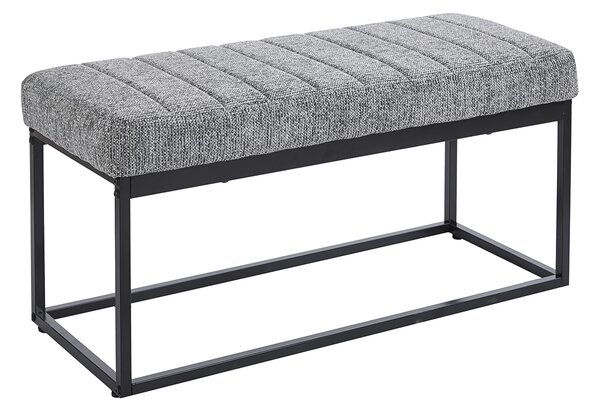Ταμπουρέ (103x40x47) Spitishop Chimay Grey/Black