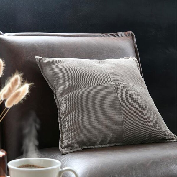 Διακοσμητικό Μαξιλάρι Βελουτέ (45x45) S-F Dandy Taupe C1D567003