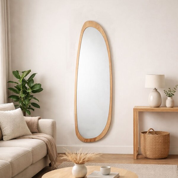 Καθρέφτης Τοίχου (50x160) Spitishop Napoli Natural
