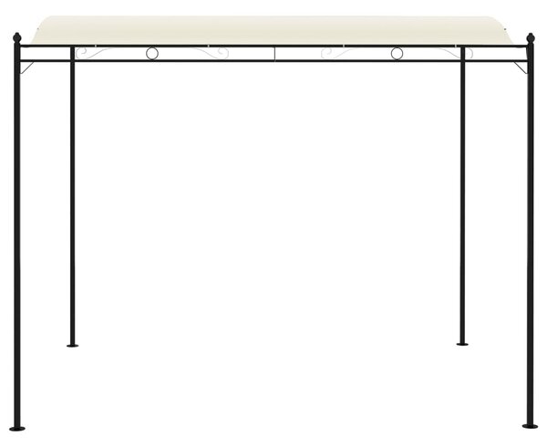 VidaXL Τεντοπέργκολα Λευκή Κρεμ Υφασμάτινη
