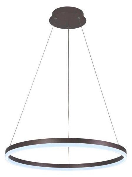 Brilagi - Led Dimmable κρεμαστό φωτιστικό οροφής CIRCLE LED/42W/230V 3000-6500K καφέ + RC