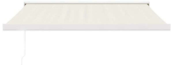 VidaXL Τέντα Πτυσσόμενη Κρεμ 3 x 2,5 μ. Ύφασμα και Αλουμίνιο