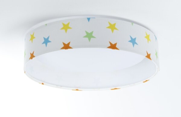 Φωτιστικό οροφής LED GALAXY KIDS LED/24W/230V αστέρια πολύχρωμα