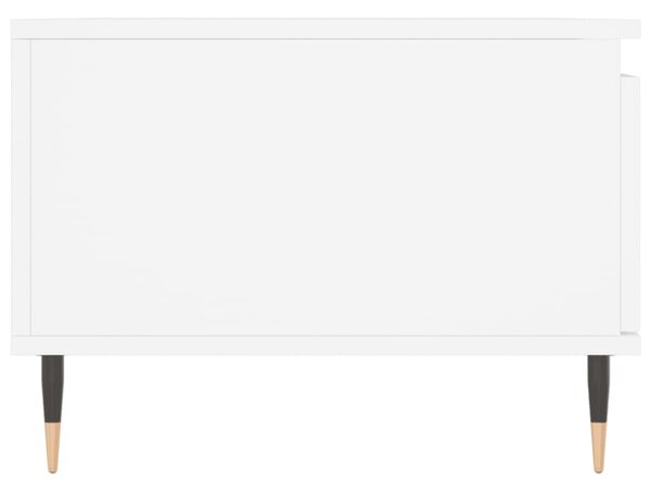 VidaXL Τραπεζάκι Σαλονιού Λευκό 90 x 50 x 36,5 εκ. Επεξεργασμένο Ξύλο
