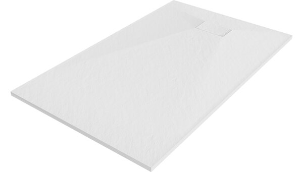 Mexen Hugo ορθογώνιος δίσκος ντους SMC 140 x 80 cm, λευκός - 42108014