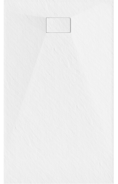 Mexen Hugo ορθογώνιος δίσκος ντους SMC 140 x 80 cm, λευκός - 42108014