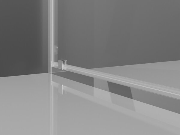 Mexen Exo-BR καμπίνα ντους ανοιγόμενη 90 x 90 cm, διάφανη, χρώμιο - 8181-090-090-01-00