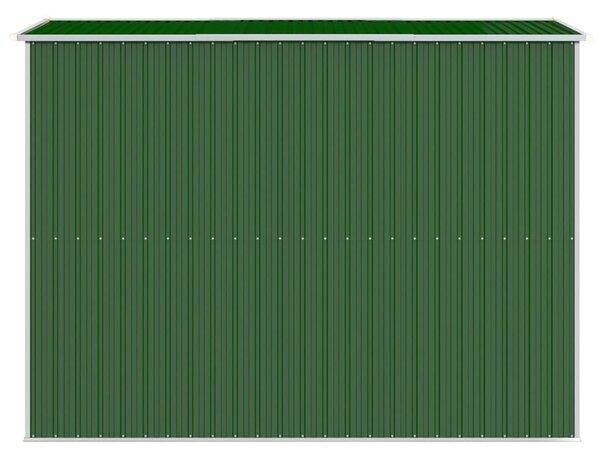 VidaXL Αποθήκη Κήπου Πράσινη 192x274x223 εκ. Γαλβανισμένο Ατσάλι