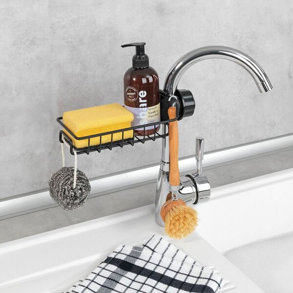 Θήκη Για Σφουγγάρι - Organizer Wenko Ohio Black 54714100