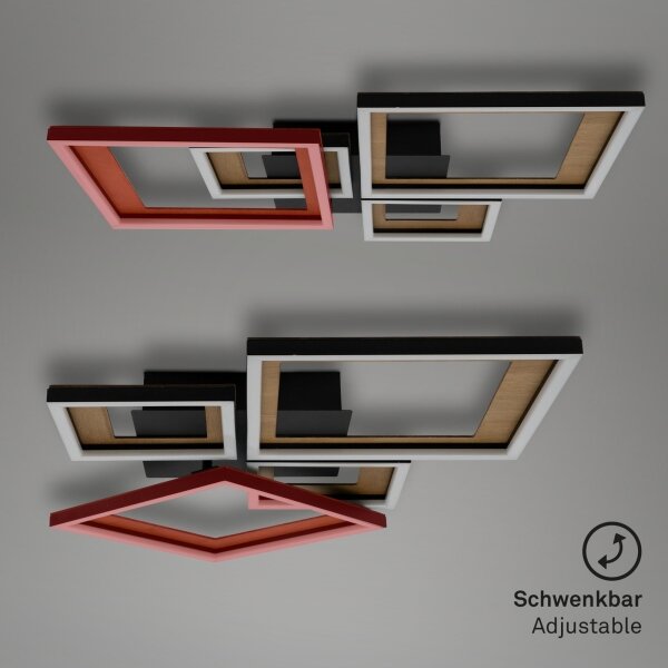 Brilo - Σταθερό πολύφωτο dimming LED FRAME LED/38W/230V