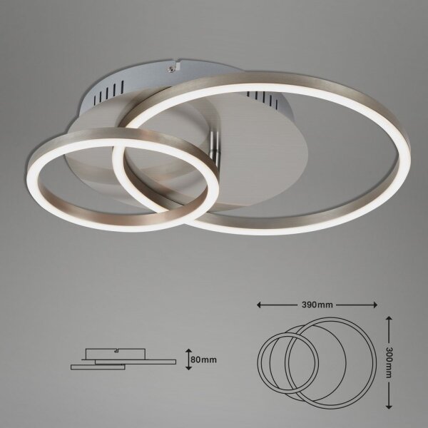 Briloner - LED Dimmable φωτιστικό οροφής FRAMES LED/24,5W/230V