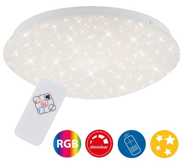 Brilo - RGBW Φωτιστικό οροφής dimming STARRY SKY LED/10W/230V + RC