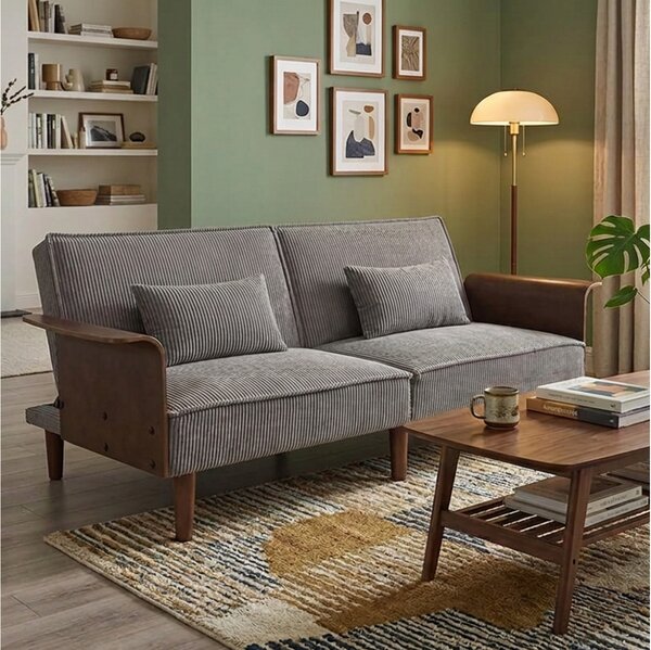 Τριθέσιος Καναπές Κρεβάτι Scott Home Deco Factory με διαστάσεις 205x90x83cm