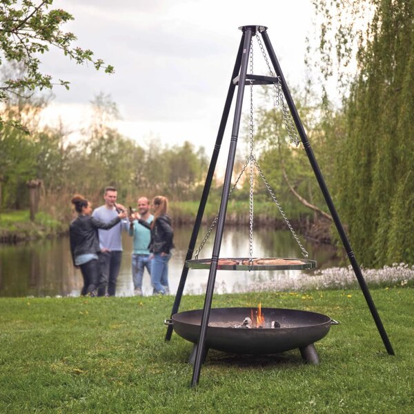 BBGRILL Ψησταριά/Grill με Τρίποδο BBQ TRIPOD Μαύρη 172 εκ