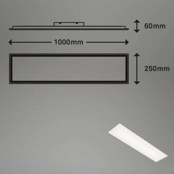 Briloner 7067-016 - Φωτιστικό οροφής LED SIMPLE LED/24W/230V