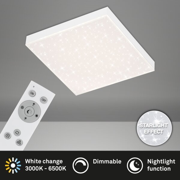 Briloner 7381-016 - LED Dimmable φωτιστικό οροφής STARRY SKY LED/15W/230V+ RC