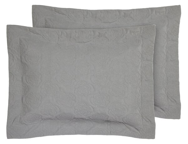 Ζεύγος Μαξιλαροθήκες Oxford (50x70) Das Home 0287 Grey