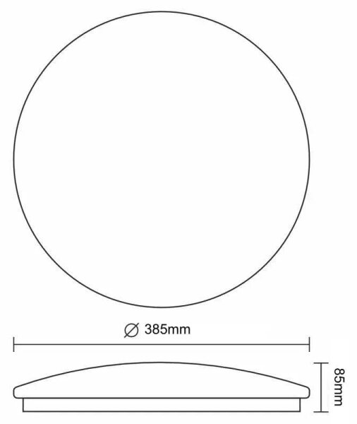 Φωτιστικό οροφής LED STAR LED/36W/230V 3000-6500K + τηλεχειριστήριο