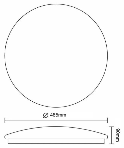 Φωτιστικό οροφής LED STAR LED/48W/230V 3000-6500K + τηλεχειριστήριο